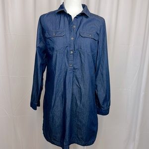 Chambray Blue Dress